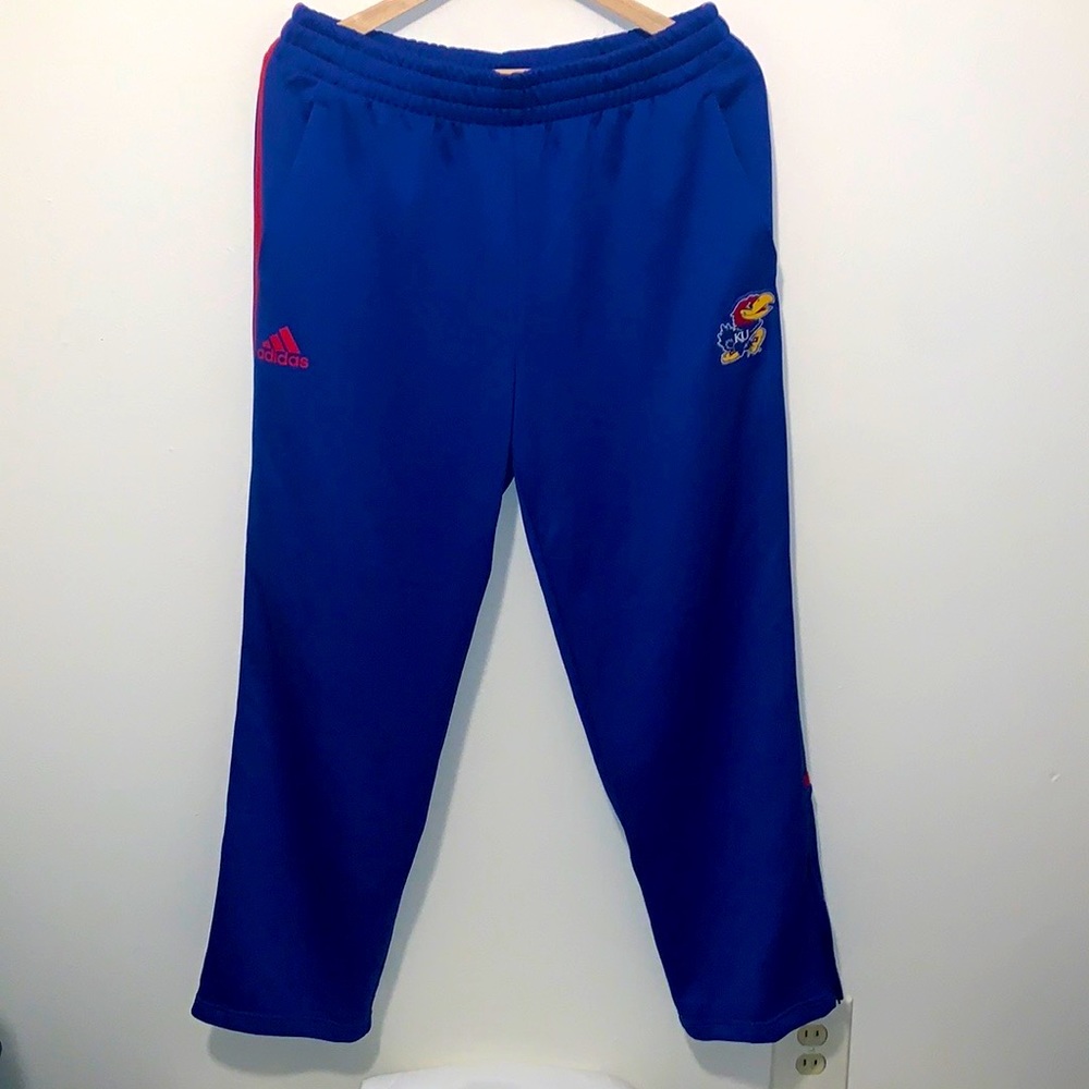 Adidas Kansas Jayhawks Warm Up Training Track Pants